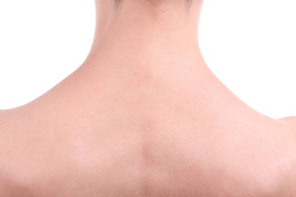 Woman neck and shoulders close up - Foto, Imagen
