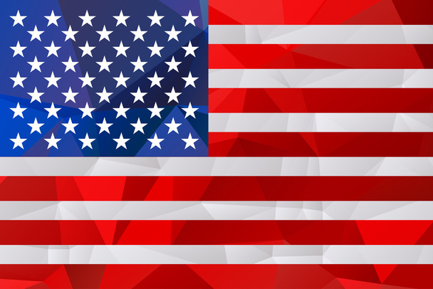 bandeira da américa - Vetor, Imagem