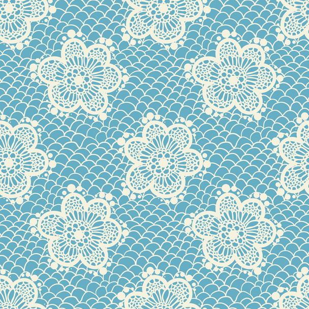 seamless lace pattern - Vector, Image