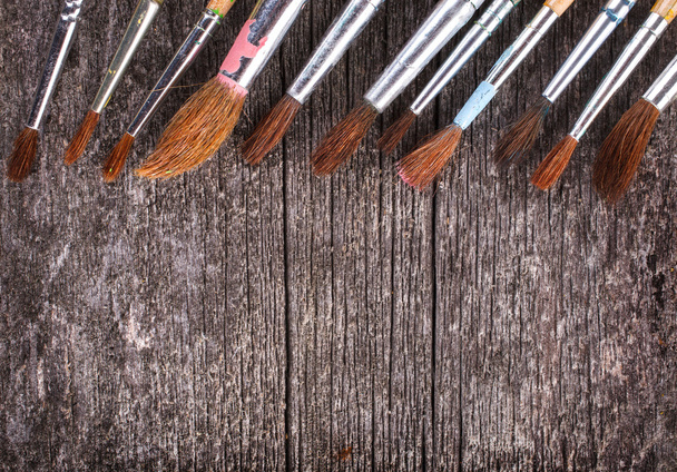 brushes for painting close-up - Photo, image