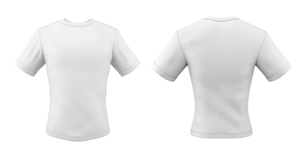 Modelos t-shirts frente e verso para o seu design
 - Foto, Imagem