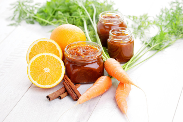 carrot and orange jam - Photo, Image