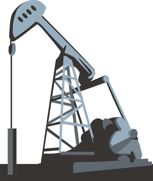 Перекачка нефти
 - Вектор,изображение