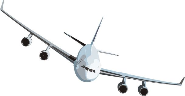 civilní letadlo - Vektor, obrázek