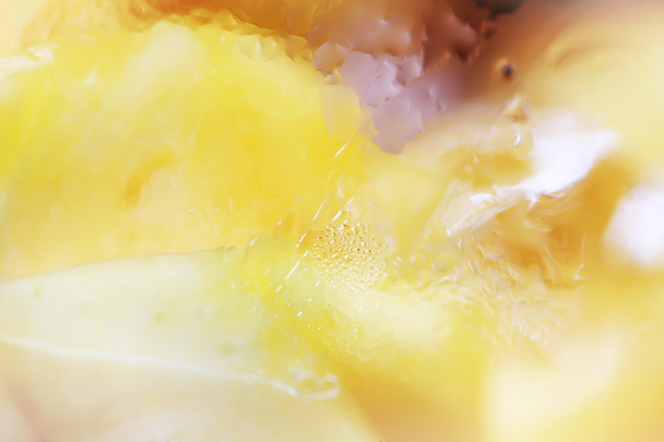Abstract yellow ice background - Valokuva, kuva