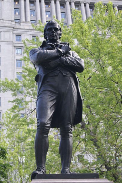 Robert Burns memorial in Dorchester Square, Montreal, Quebec, Canada - Photo, Image