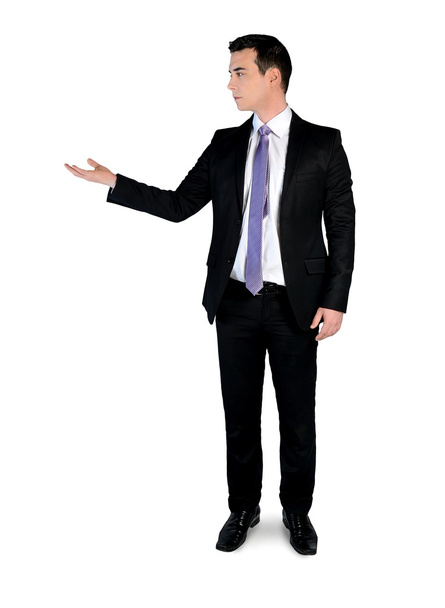 Business man presenting something - Фото, изображение