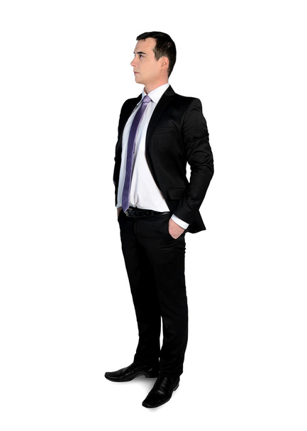Business man looking side - Foto, Imagen