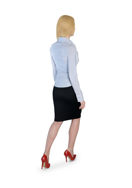 Business woman walk back - Foto, Imagem