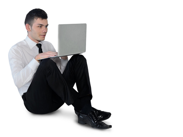 Business man using computer - Photo, Image