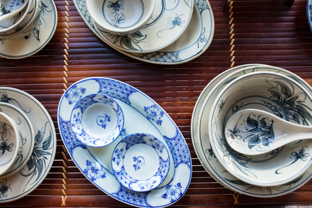 Vietnamese ornamental dishes  - Фото, изображение