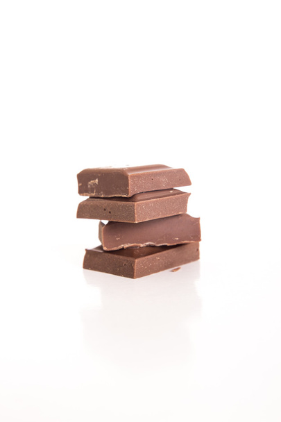 Stack of delicious chocolate - Foto, Imagem