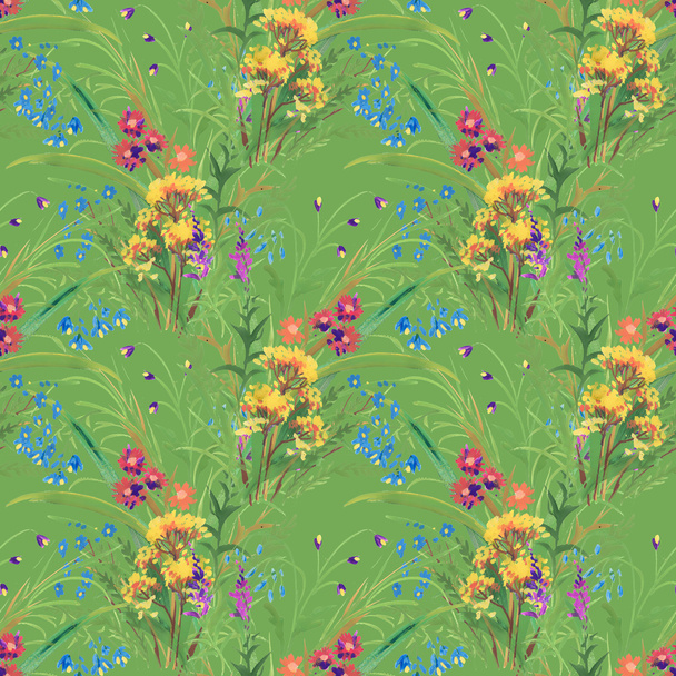 floral seamless background - Photo, image