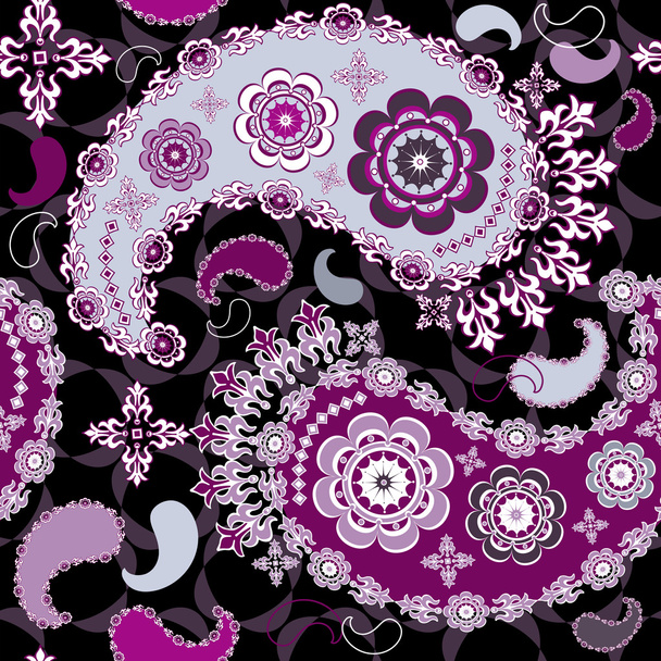 Repeating floral pattern - Vektori, kuva