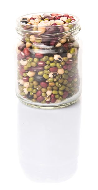 Mix Beans In Mason Jar - Fotó, kép