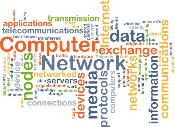 Computer network background concept - Foto, afbeelding