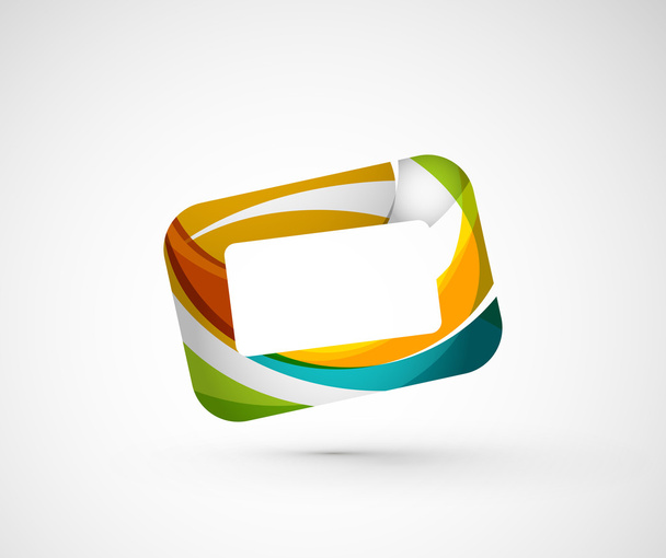 Abstract geometric company logo - Vector, Image