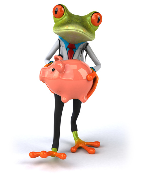Fun frog doctor - Foto, Bild
