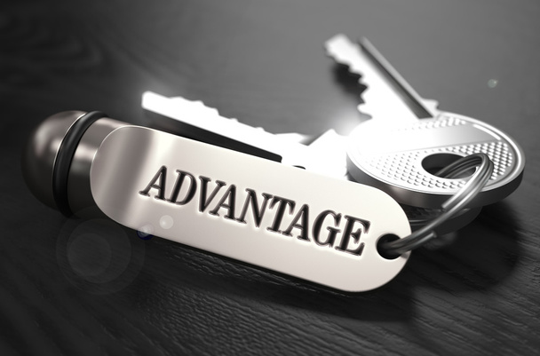 Advantage Concept. Keys with Keyring. - Zdjęcie, obraz