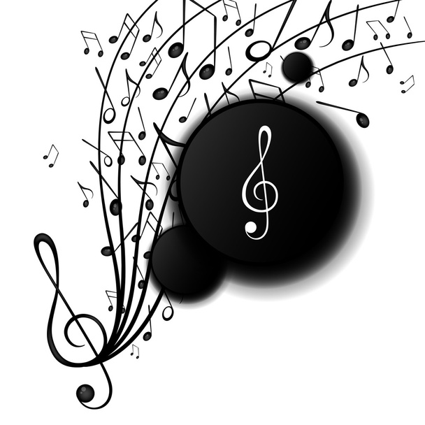 Music Notes - Vector, afbeelding