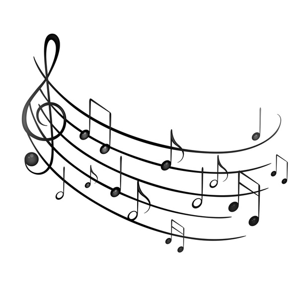 Music Notes - Vector, afbeelding
