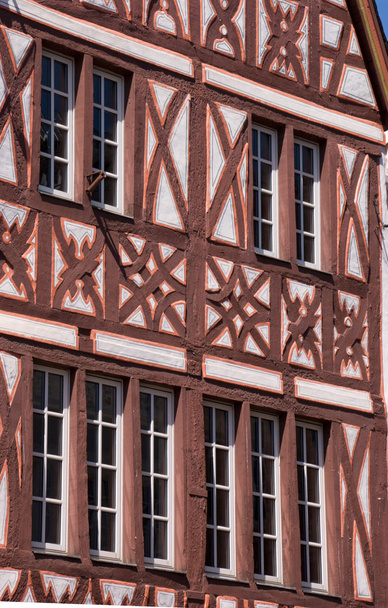 Front facade of a half-timbered house - Photo, Image