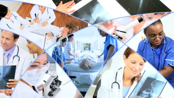 3D montázs orvosi tudomány mozgó grafikus - Felvétel, videó