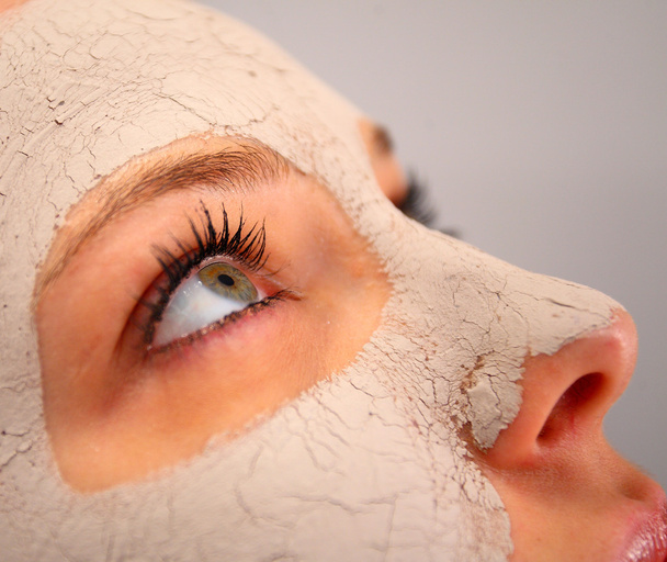 Spa agyagos maszk női arc - Fotó, kép