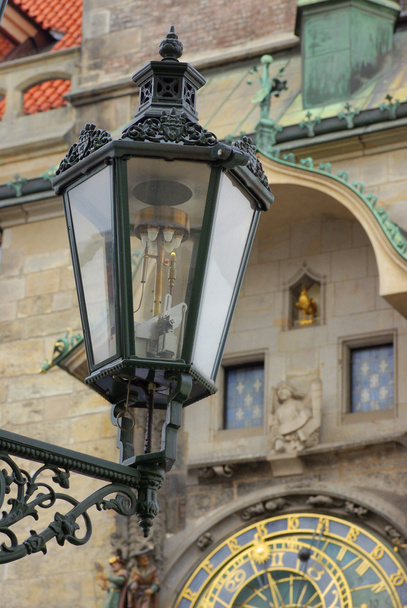 Old lamp detail, Prague, Czech Republic - Foto, Imagen
