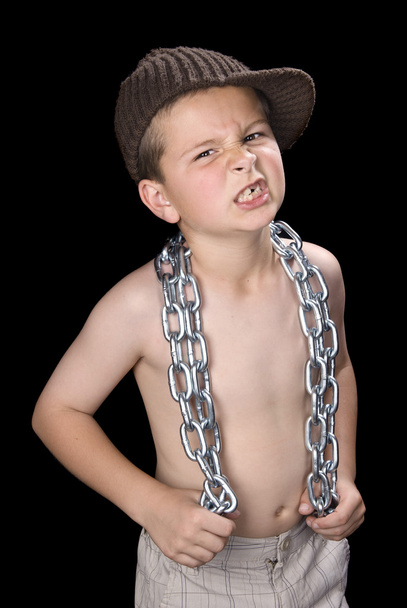 Bully with chain - Foto, Bild