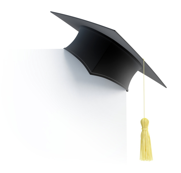 Tapa de graduación en blanco
 - Foto, Imagen