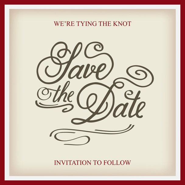 Save the Date - Vector, Image