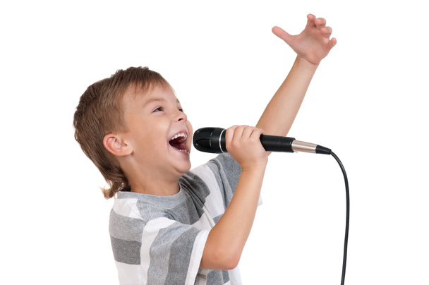 Мальчик с микрофоном
 - Фото, изображение