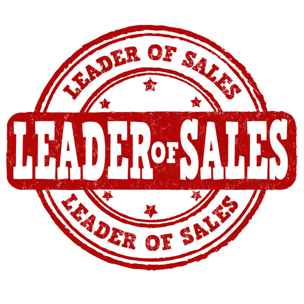 Leader of sales stamp - Vector, Image