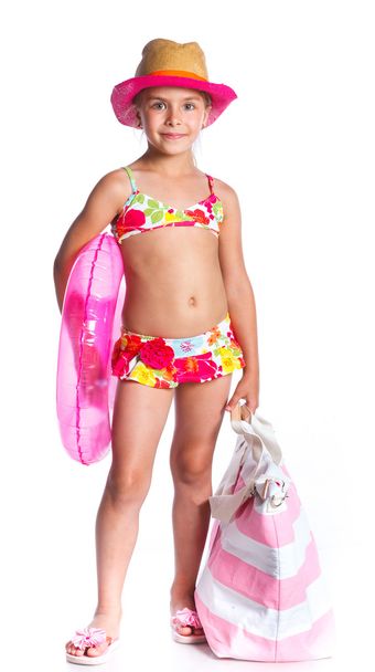 Girl in swimsuit - Фото, изображение