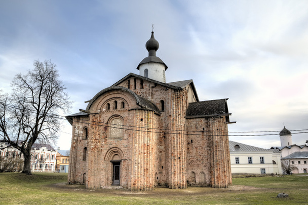 Church of St. Parasceva an the Marketplace. Veliky Novgorod, Russia - 写真・画像