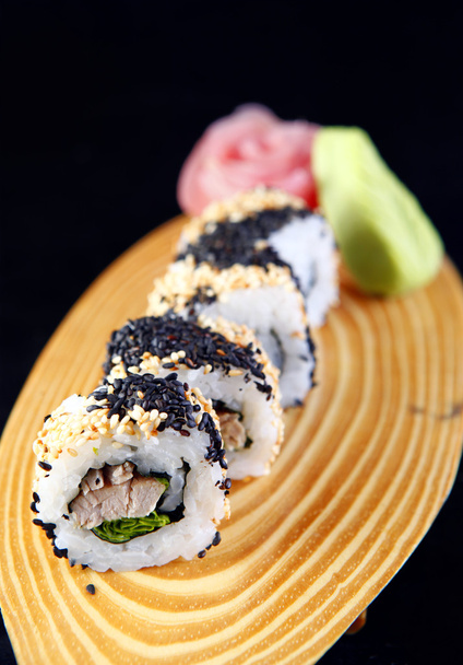 Maki sushi with sesame - Fotó, kép