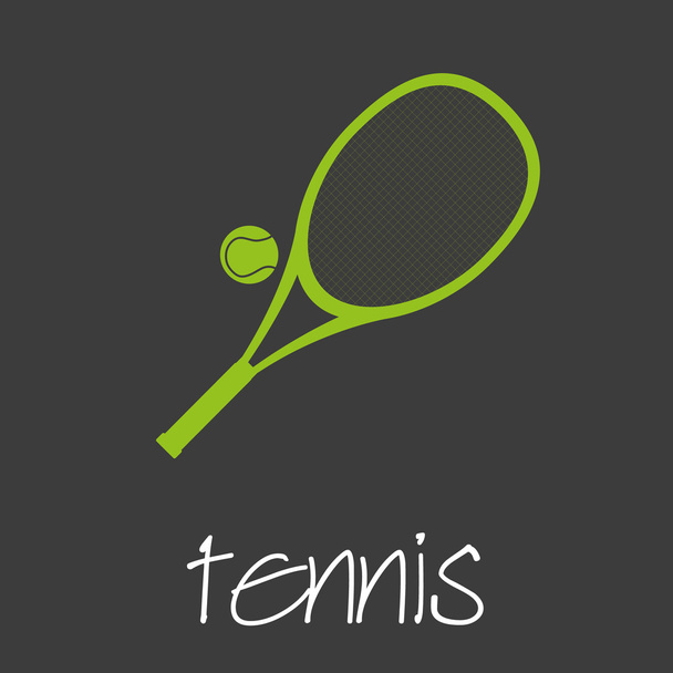 tennis sport commercial design banner and background eps10 - Vetor, Imagem