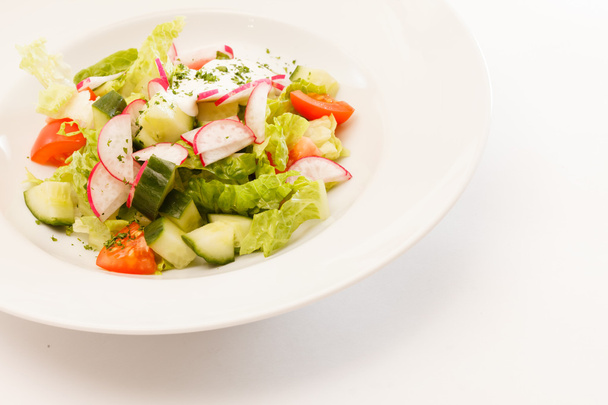 Spring salad with lettuce - Foto, imagen