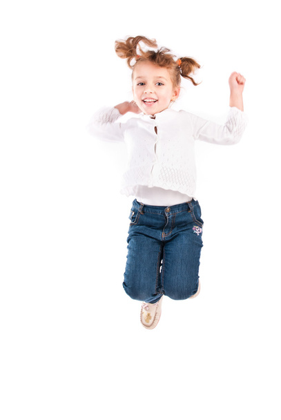 Hyppäävä tyttö
 - Valokuva, kuva
