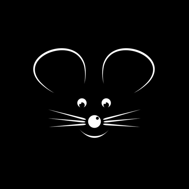 abstract stylized mouse - Vector, Image