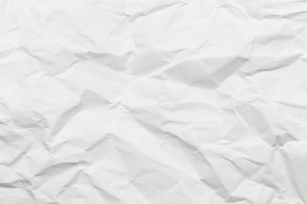 crumpled white paper sheet - Фото, изображение