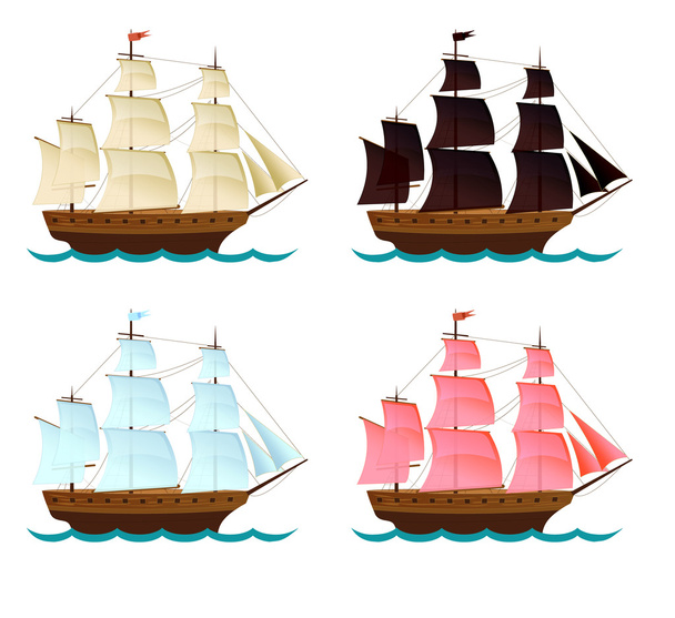 船の帆 - ベクター画像