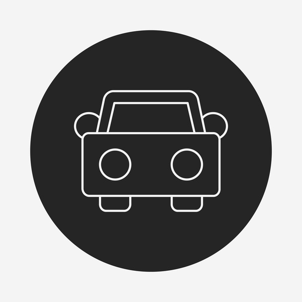 car line icon - Vecteur, image