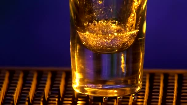 bartender pouring a cocktail - Felvétel, videó
