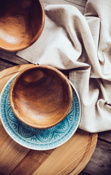 Rustic dishes - Foto, afbeelding