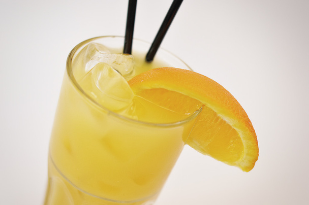 cocktail vikrutka vodka juice,  isolated on a white background - Photo, Image