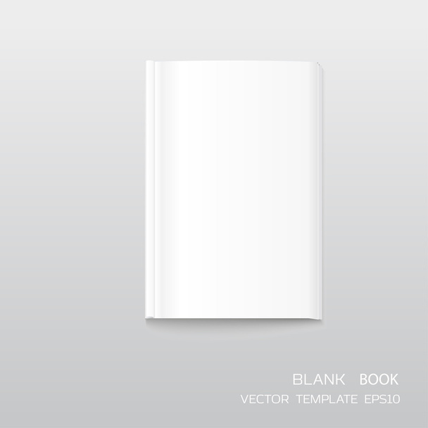 Blank book cover isolated - Vektor, kép