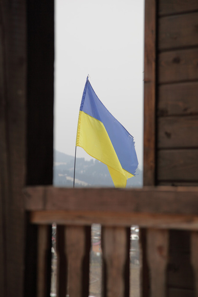 ウクライナ国旗 - 写真・画像