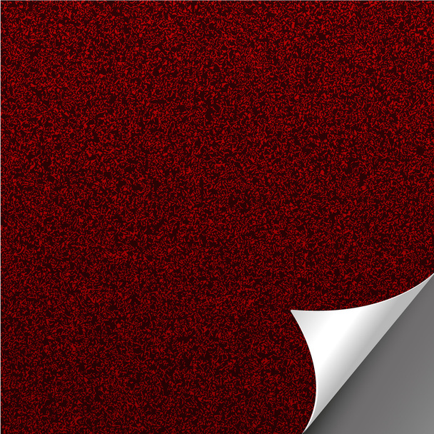 κόκκινο ακατέργαστων χαρτί με πτυσσόμενα σελίδα και θέση για το κείμενό σας. διάνυσμα illustrat - Διάνυσμα, εικόνα